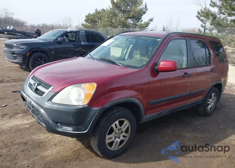 2004 Honda Cr-V Ex из США, поврежденный, VIN JHLRD78864C009369